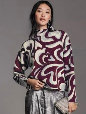 Maeve Carys Mock Neck Sweater XSP